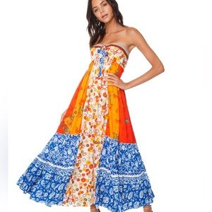 ⭐️FREE PEOPLE Patchwork Maxi Dress⭐️